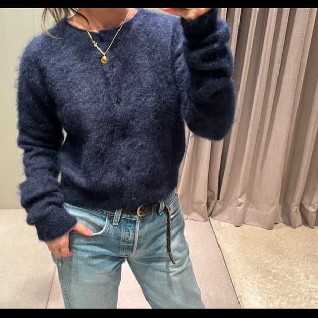 Roku6 mohait cadigan 로쿠 모헤어가디건 새상품