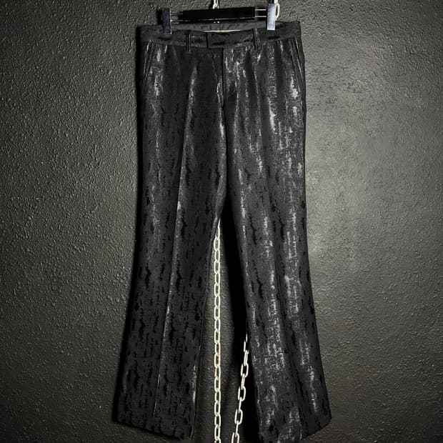 Shellac – Crack washing Boot-cut Pants