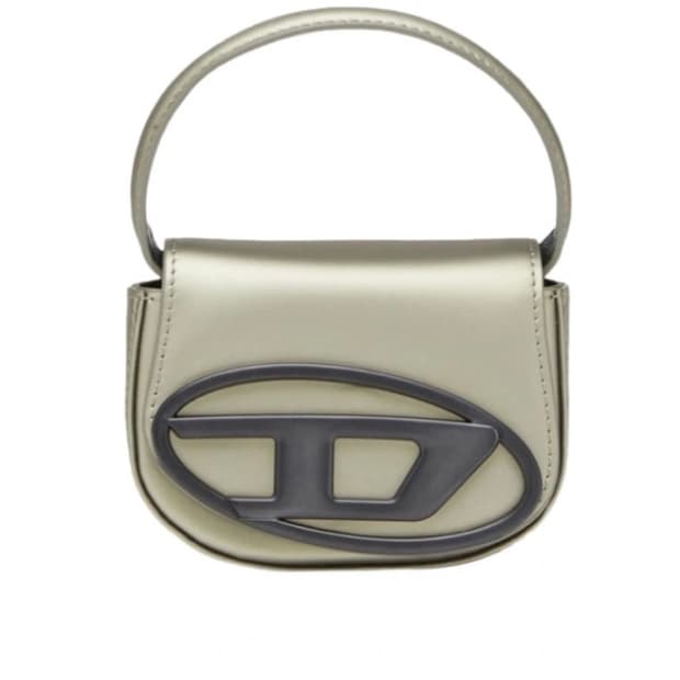 디젤 메탈릭 숄더백 