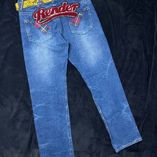 일본빈티지 COLZA 데님 팬츠