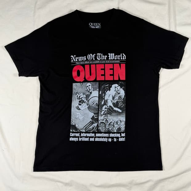 Queen 퀸 락밴드 티셔츠
