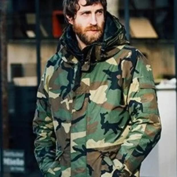 새제품 오리지날 90's 초기형 미군 1세대 우드랜드 고어텍스 파카