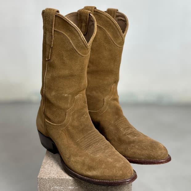 테코바스 죠니 스웨이드 웨스턴 부츠 카우보이 부츠