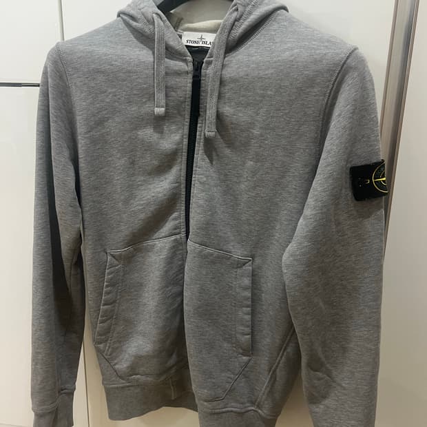 스톤아일랜드 그레이후드집업 S