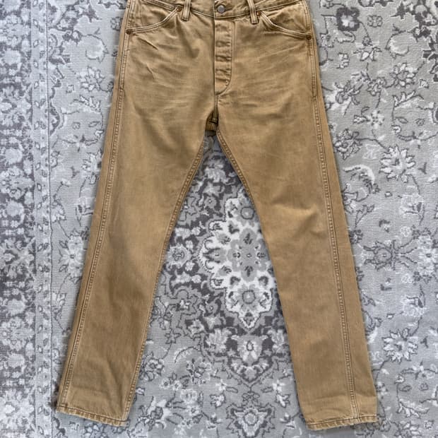 더블알엘(RRL) 하이슬림핏 31/30 사이즈 컬러 데님 판매합니다.