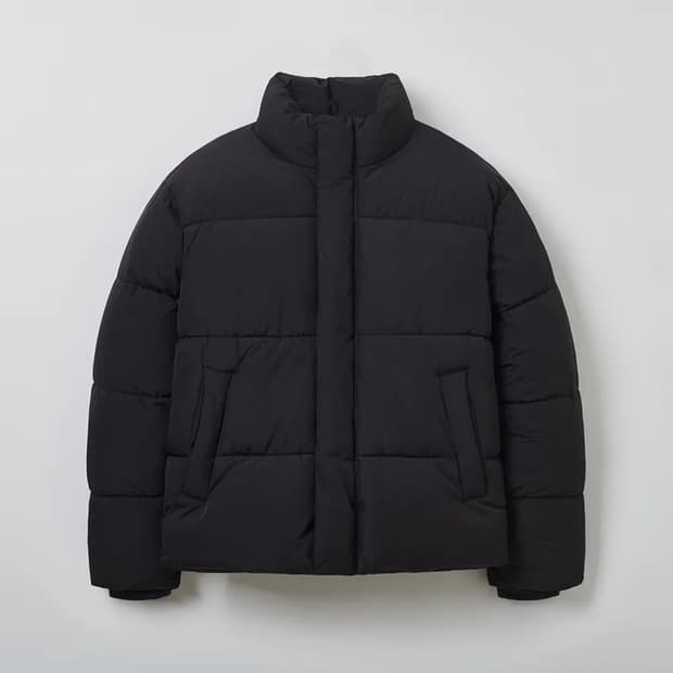 스파오 패딩 베이직 푸퍼 M