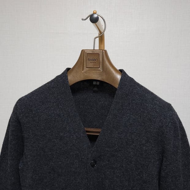 S ) 유니클로 여성 램스울 가디건