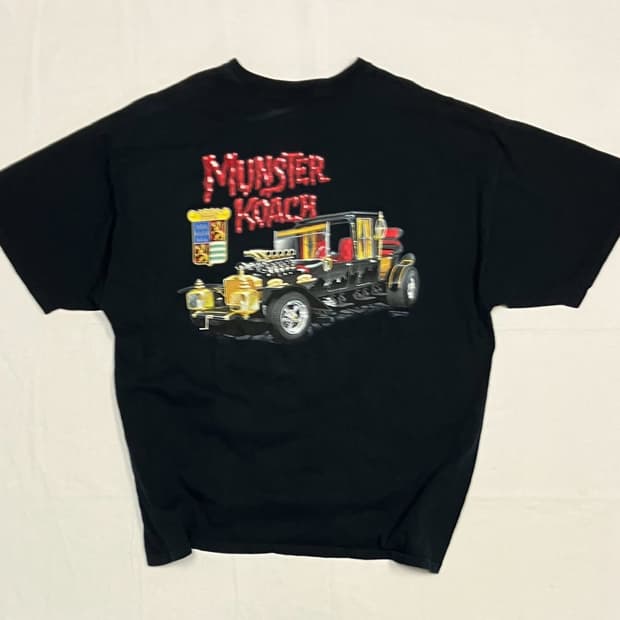 00s Munster Koach 카 프린팅 티셔츠
