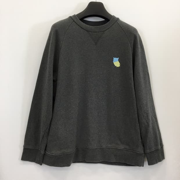 럭키슈에뜨 패치로고 오버 스웻셔츠 L 