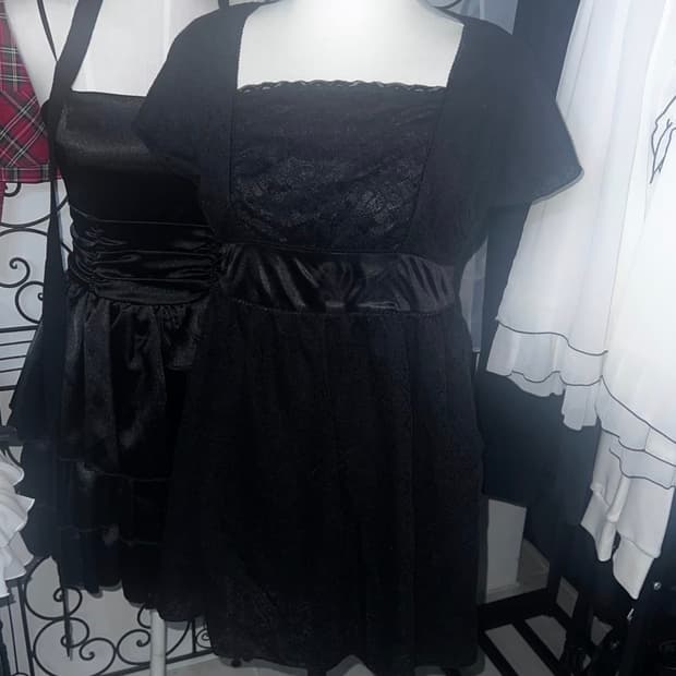 빈티지 탑 공겜여주 락시크 지뢰계 핀터깔 달천깔 반팔 블라우스