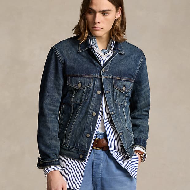 폴로랄프로렌 / 페이디드 데님 트러커 / XL