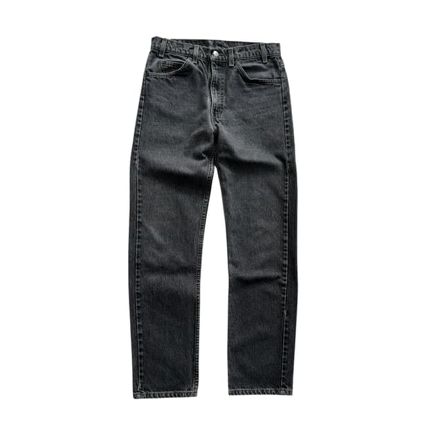 [30.5] 90's 리바이스 505 블랙진 USA [LV1381]