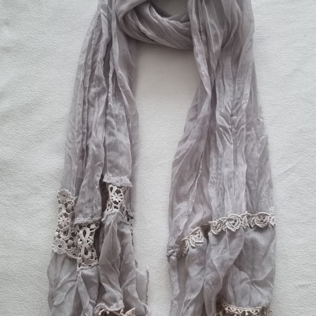 빈티지 모리걸 하구미 페어리 레이스 머플러
