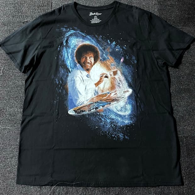 Bob Ross 밥로스 갤럭시 아트워크 티셔츠 / 2XL