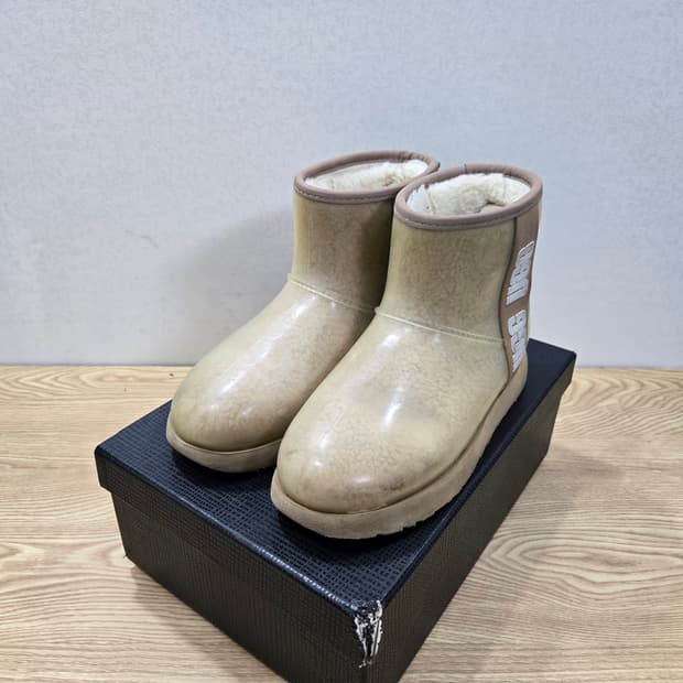 240 어그 UGG 클래식 클리어 미니 베이지 어그워터프루프