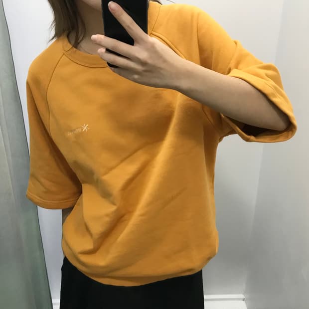 스노우피크 옐로우 반팔티