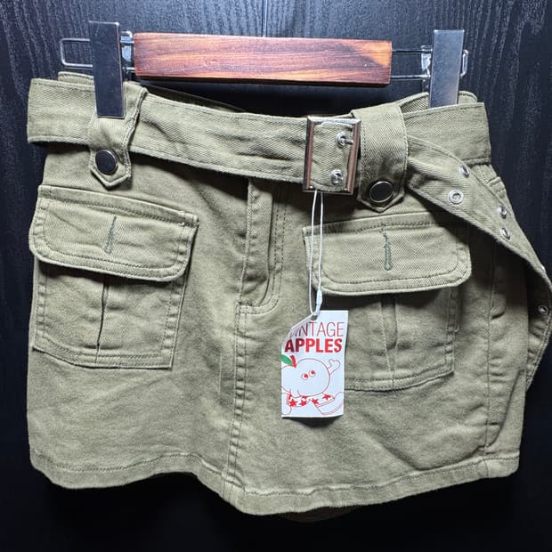 vintage skirt 카고 치마바지