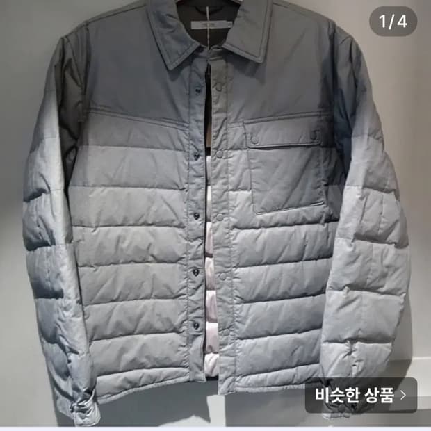 시리즈 셔켓 다운 패딩 셔츠