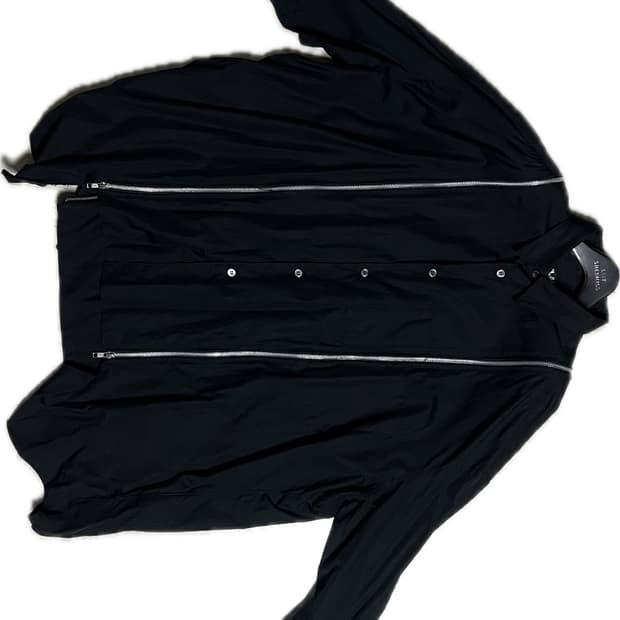 Comme des garcons black zip shirt