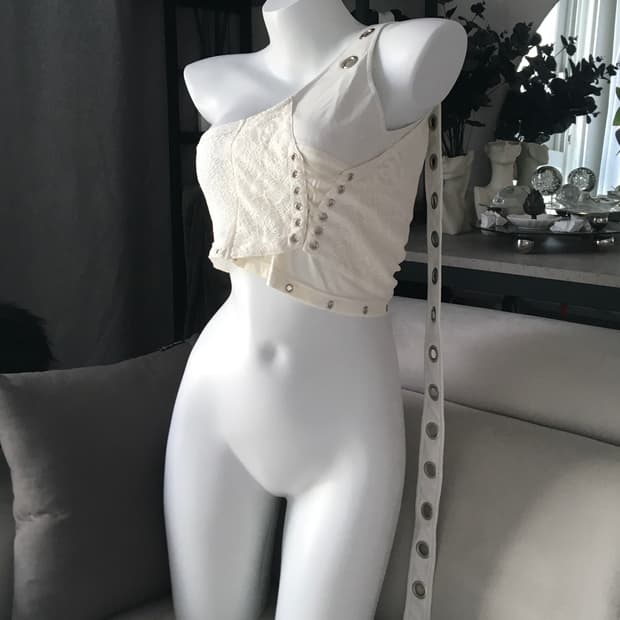 ༒ SATURN LAYERS SET-UP PIECE IN WHITE