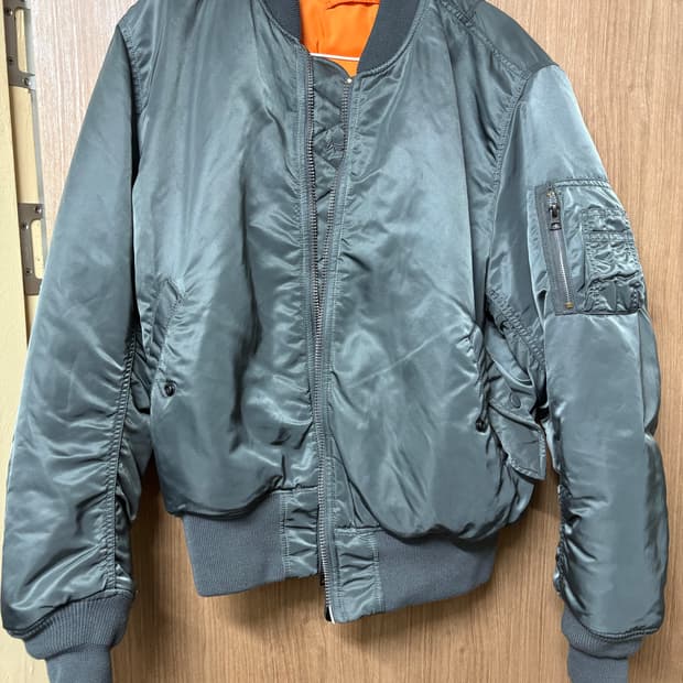 알파인더스트리 MA-1 항공점퍼 그레이M