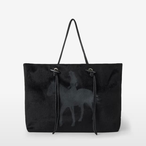 2000 아카이브스 홀스 백 horse bag black