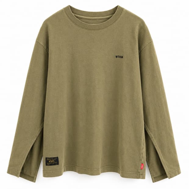 더블탭스 가먼트 다잉 롱슬리브 티셔츠 L