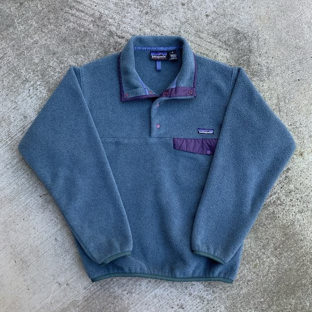 03FW 파타고니아 신칠라 스냅-T 더스티메사블루/퍼플 자메이카