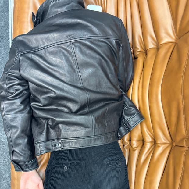 Balenciaga vintage leather jacket