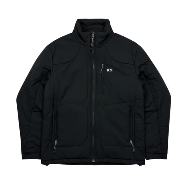 (95) K2 내피 솜 패딩 자켓 블랙