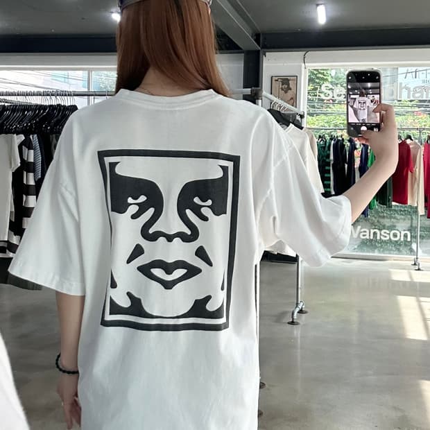 오베이 볼드 아이콘 헤비웨이트 반팔티