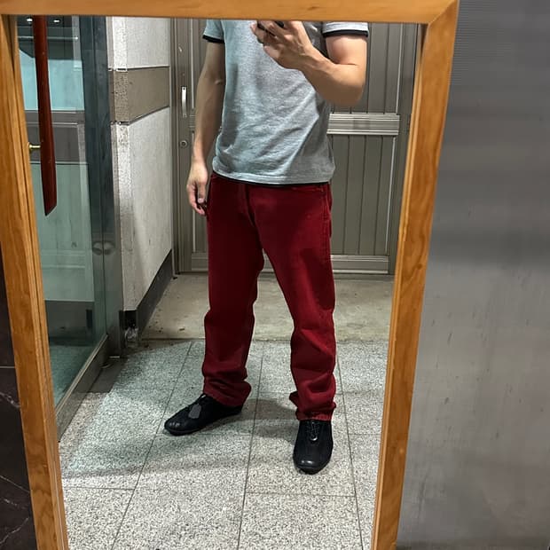 90‘s Levi's 리바이스 501 Red 데님팬츠(W33 L30)