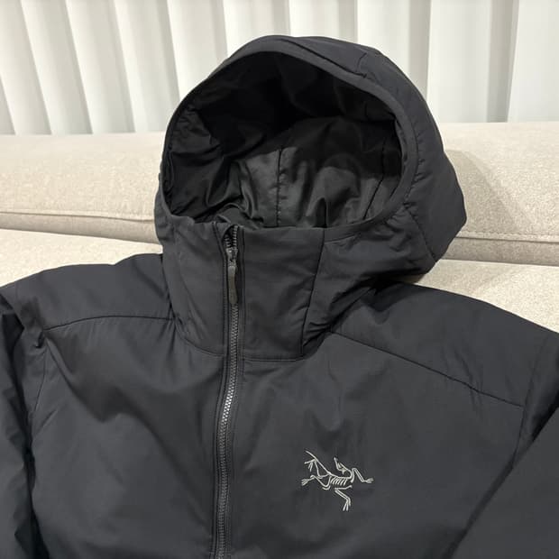 (M) 아크테릭스 아톰 후디 블랙