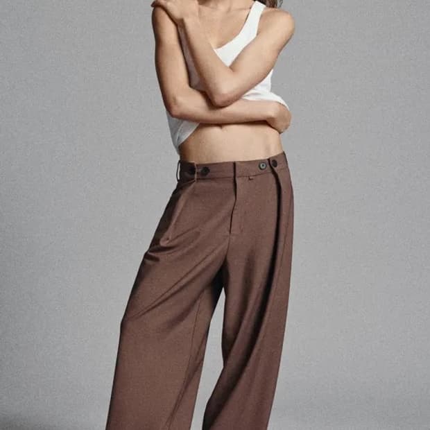 자라 모카무스 와이드 팬츠