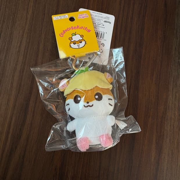 코로코로쿠리링 하트 카라비너 인형 키링