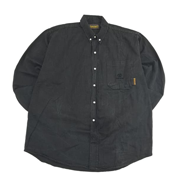 CN683 XL 팀버랜드 빈티지 블랙 긴팔 셔츠 남방