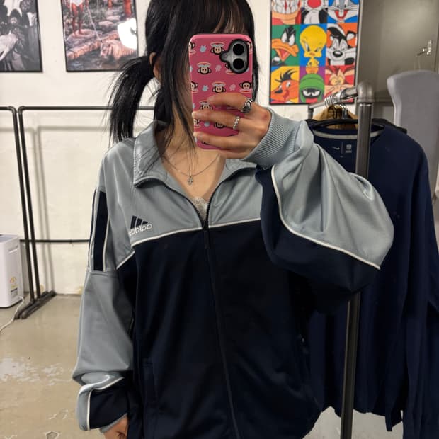 아디다스 올드스쿨 빅로고 져지