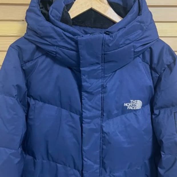 노스페이스 남성 네이비다운롱패딩 95