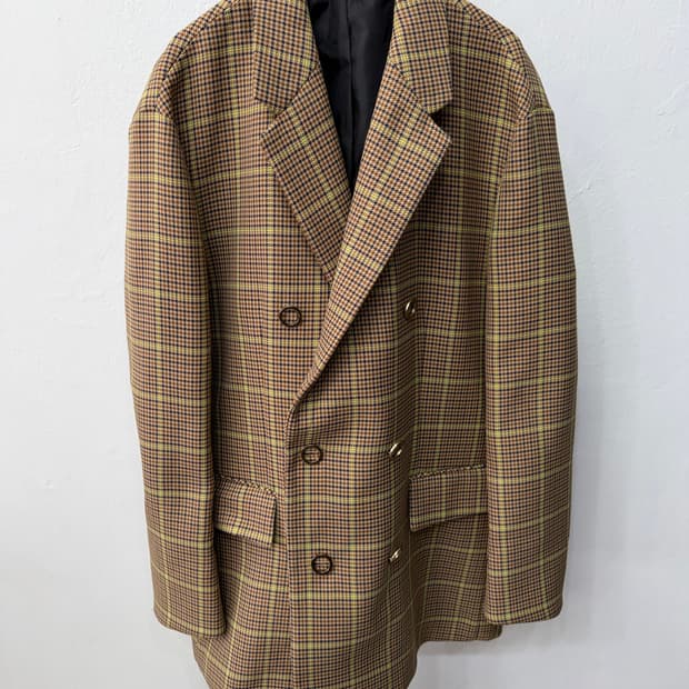 정품) 시스템옴므 한섬 이태리원단 오버핏 브레스트 자켓 95