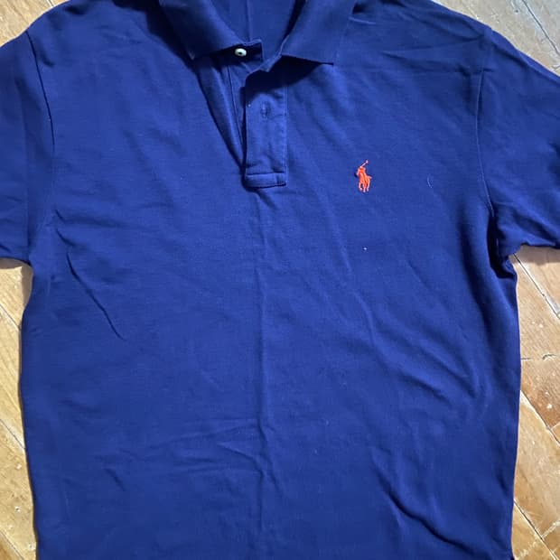 (미사용)폴로 랄프로렌 네이비 카라티 M (100)