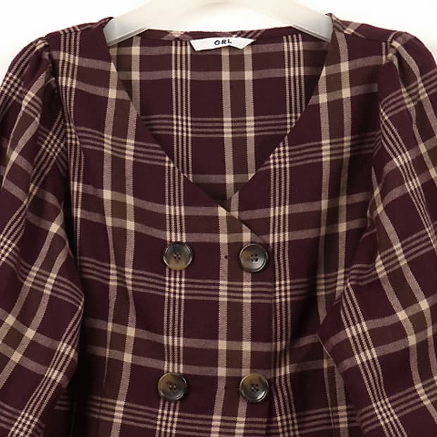 Grl jacket 지알엘재킷 체크재킷 모리걸