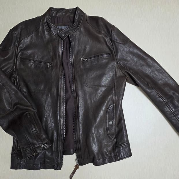 Series 가죽 자켓 105사이즈