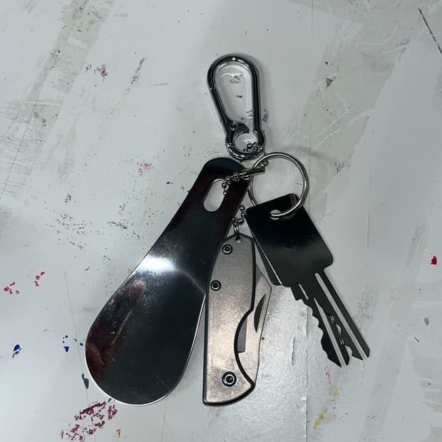 Shoehorn&Knife key-ring / 구두주걱&나이프 키링