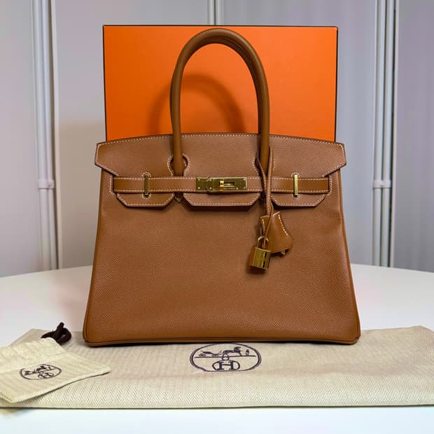 에르메스 버킨 30 골드 금장