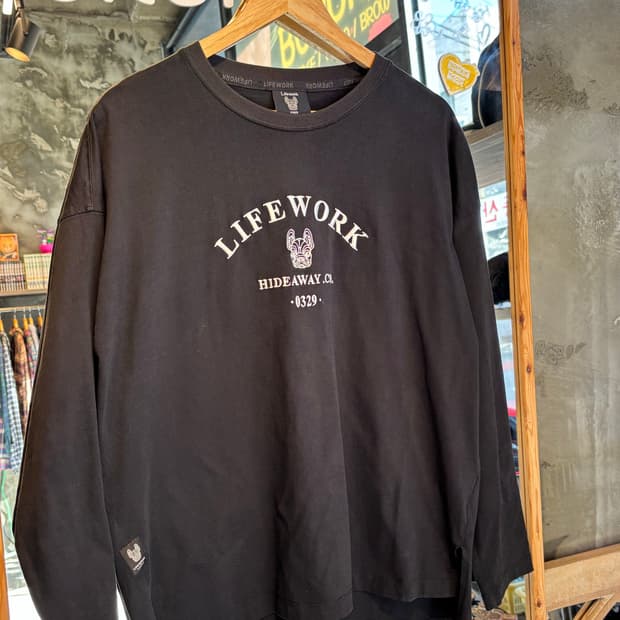 라이프워크 블랙 롱슬리브 F