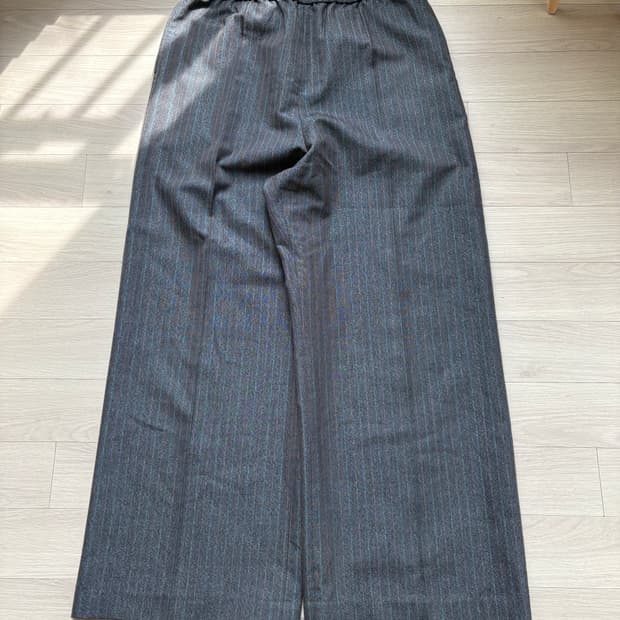 MASU 스트라이프 울 트라우저 48