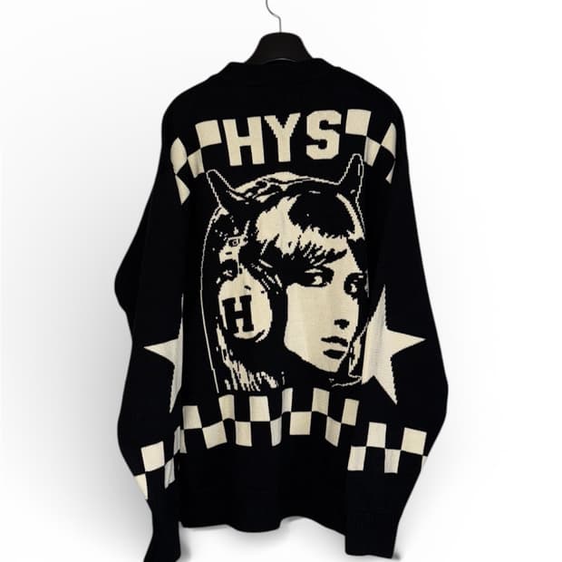 H.G In The Studio Knitted Cardigan Black