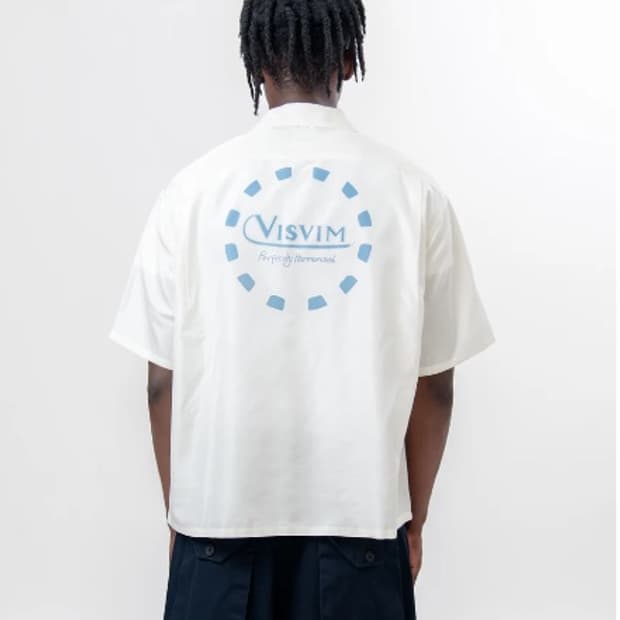 (4) visvim crosby shirt silk100% 