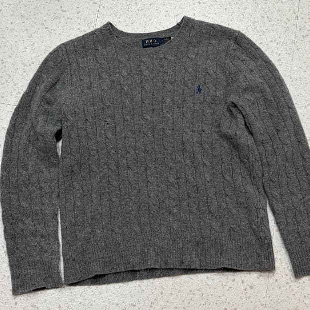 여성 폴로 울 니트 L 사이즈 상태 최상 🖤🩶
