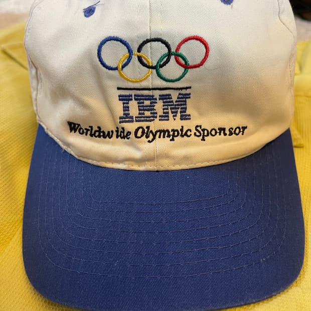 IBM 올림핏 스폰서 모자 햇 OS